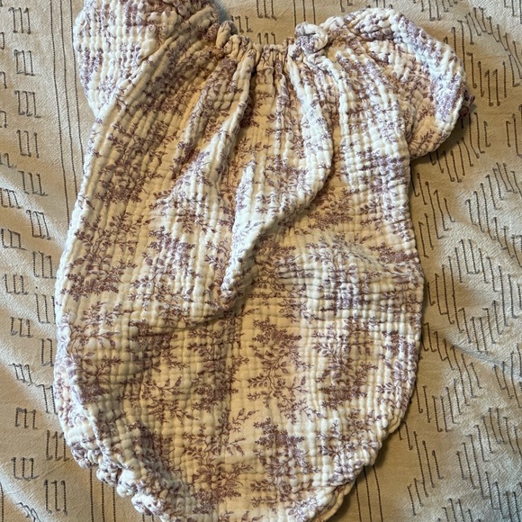 Nothing Fits But Lavender & Cream Infant Romper - Picture 2 of 4